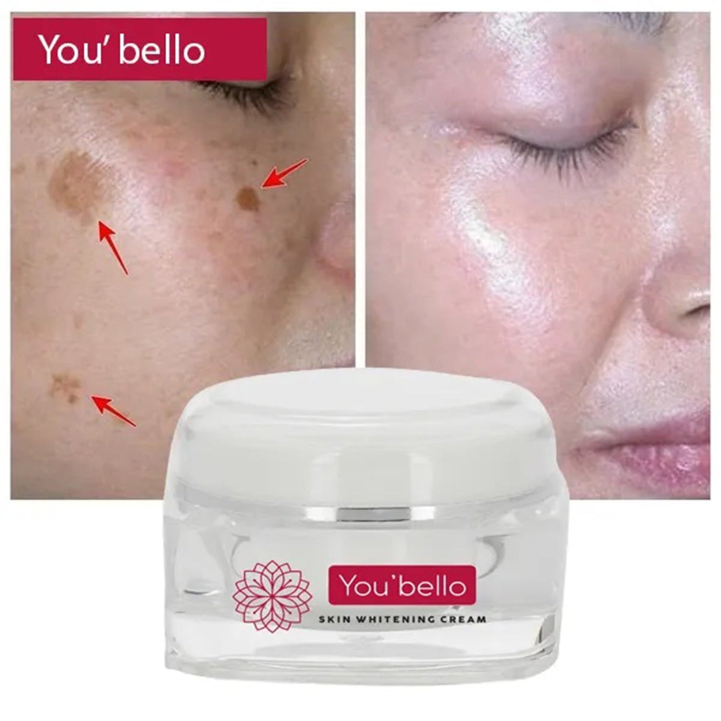 You' Bello Skin Whitening Cream - 30g - Himalayan Beauty