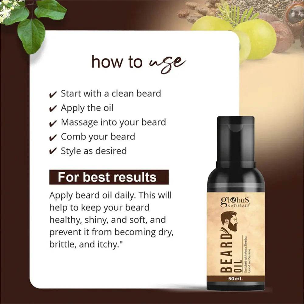 Globus Naturals Beard Oil - 50ml - Himalayan Beauty