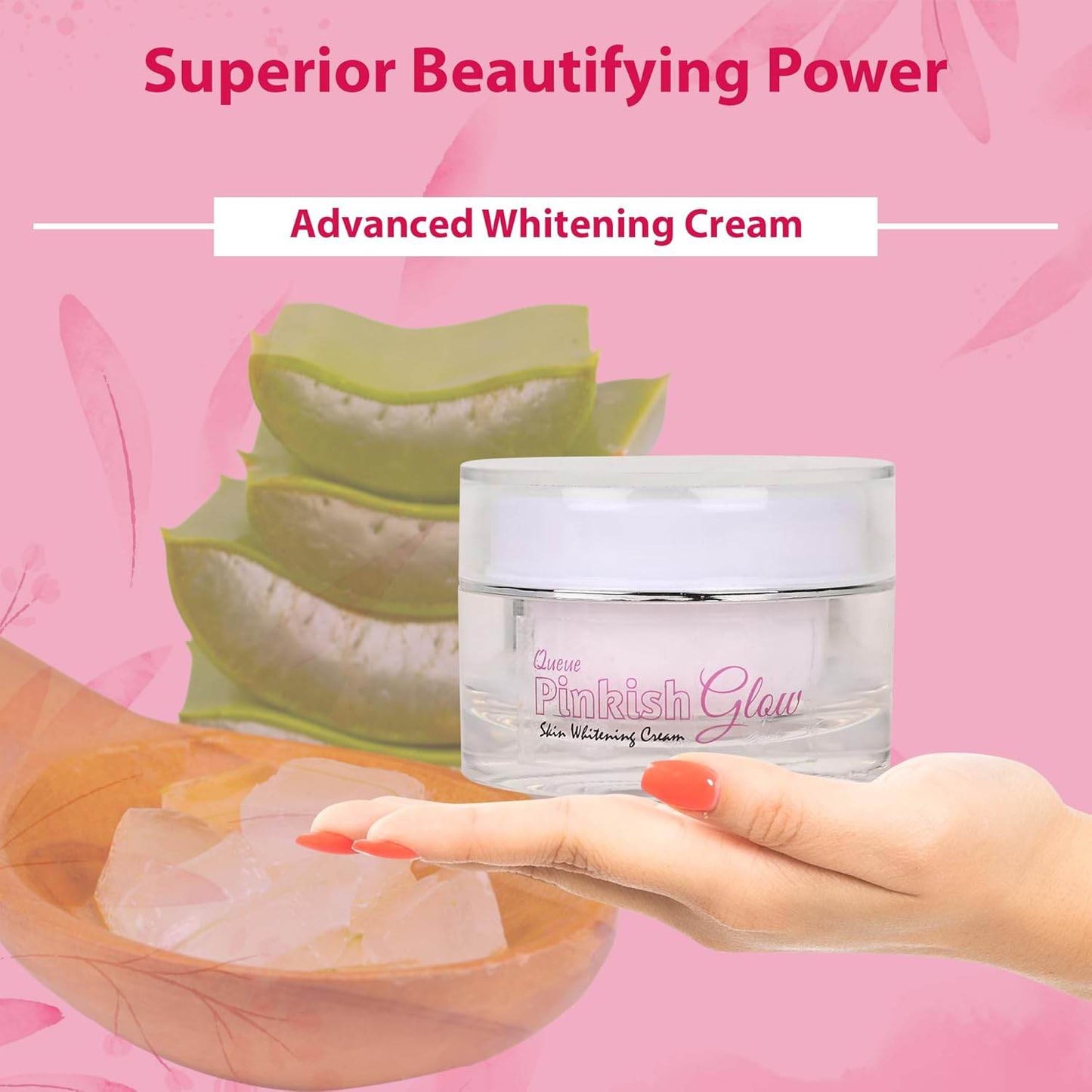 Pinkish Glow Skin Whitening Cream – 30g - Himalayan Beauty