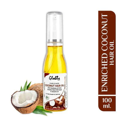 Coconut Hair Oil With Goodness Of Amla, Shikakai, Neem, Bhringraj & Sesame oil 100 ml - Himalayan Beauty
