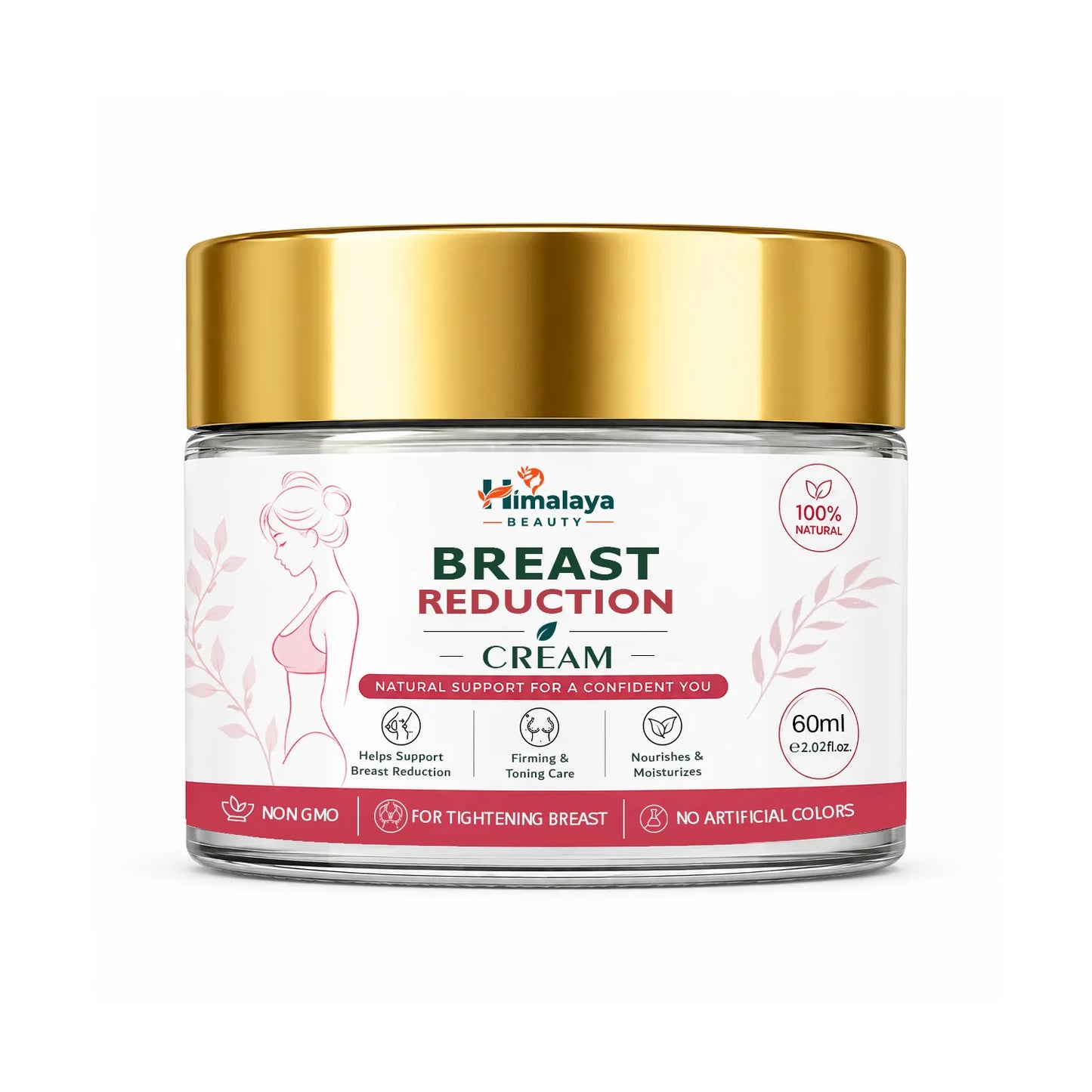 Himalaya Beauty Breast Reduction Cream - Natural Breast Care, Firming & Toning - 60ml