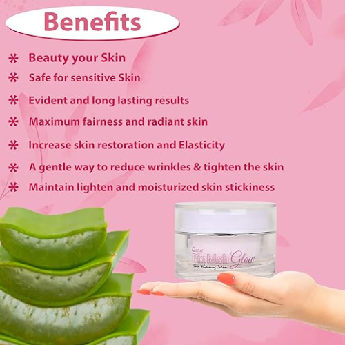 Pinkish Glow Skin Whitening Cream -  30g