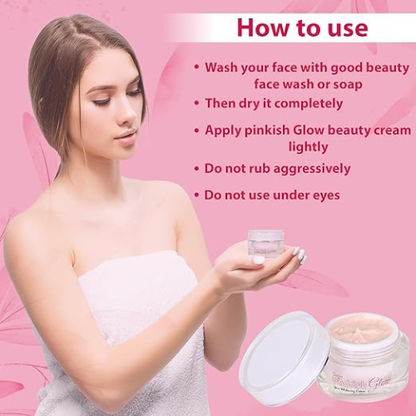 Pinkish Glow Skin Whitening Cream -  30g